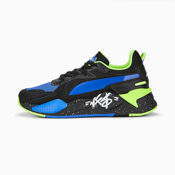 PUMA x NFS RS-X Sneakers, PUMA Black-Royal Sapphire, extralarge-IND