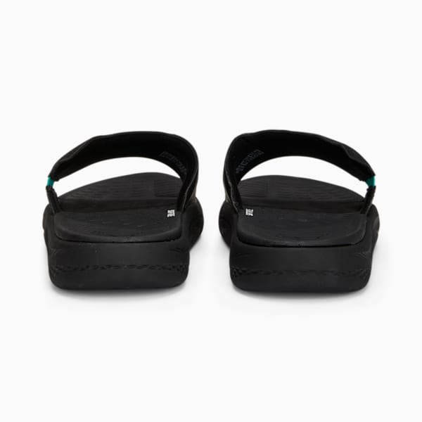 Sandalias para automovilismo Mercedes-AMG PETRONAS Motorsport Softride, PUMA Black-Spectra Green
