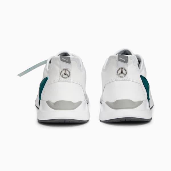 Mercedes AMG Petronas Zenonspeed Unisex Sneakers, PUMA White-Spectra Green, extralarge-IND