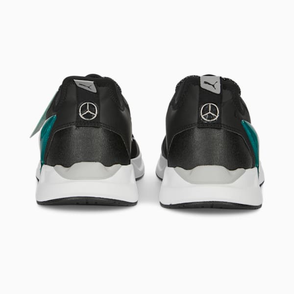 Mercedes AMG Petronas Zenonspeed Unisex Sneakers, PUMA Black-Spectra Green-PUMA White