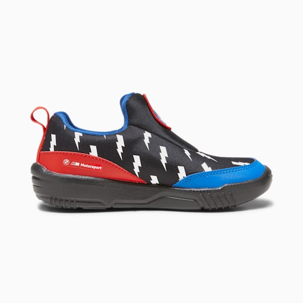 BMW M Motorsport Bao Kart Kid's Driving Shoes, PUMA Black-PUMA White-Pop Red, extralarge-IND