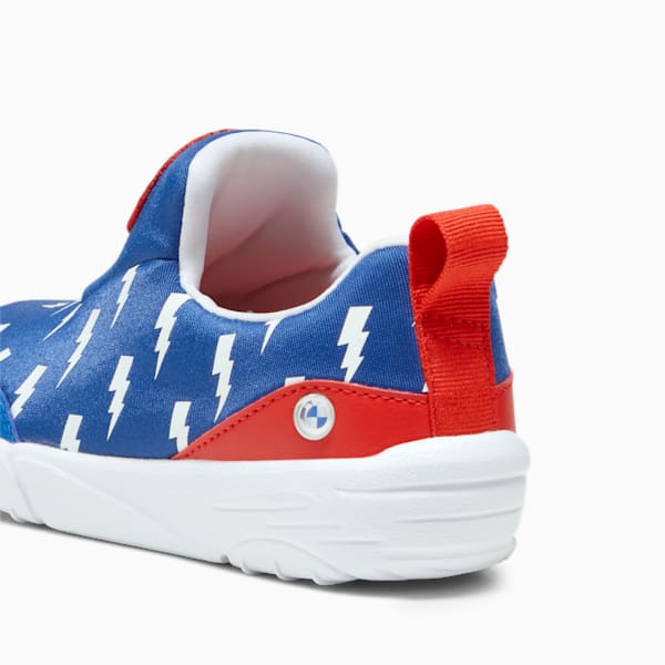 BMW M Motorsport Bao Kart Kid's Driving Shoes, Pro Blue-PUMA White-Pop Red, extralarge-IND