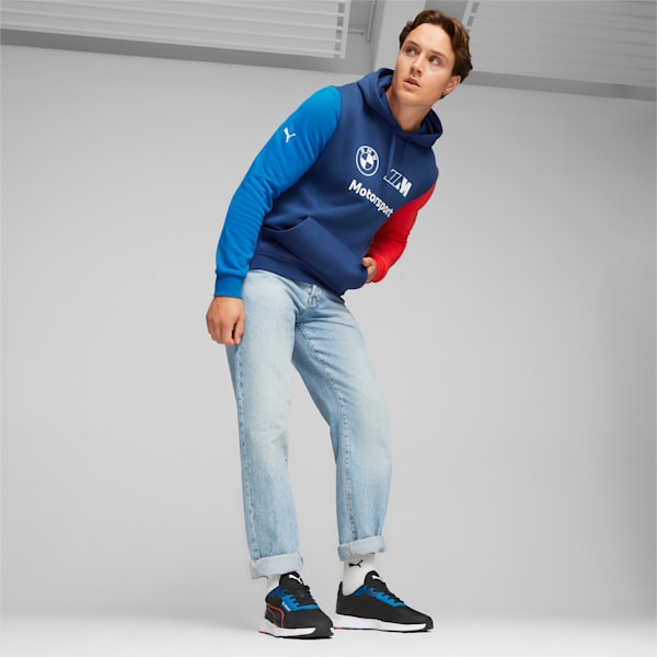 メンズ BMW MMS アイコニック スピード スニーカー, PUMA Black-PUMA White, extralarge-JPN