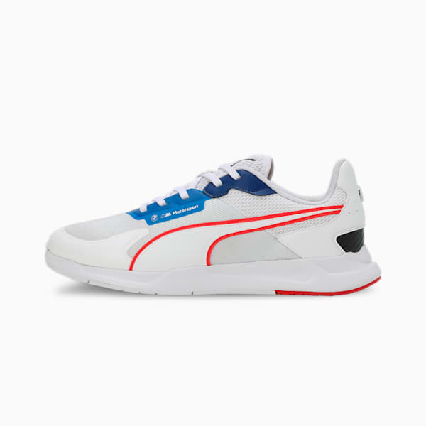 BMW M Motorsport IonicSpeed Unisex Sneakers, PUMA White-Pop Red, extralarge-IND