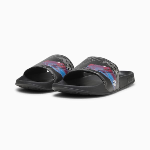 BMW M Motorsport Leadcat 2.0 Graphic Unisex Slides, PUMA Black, extralarge-IDN