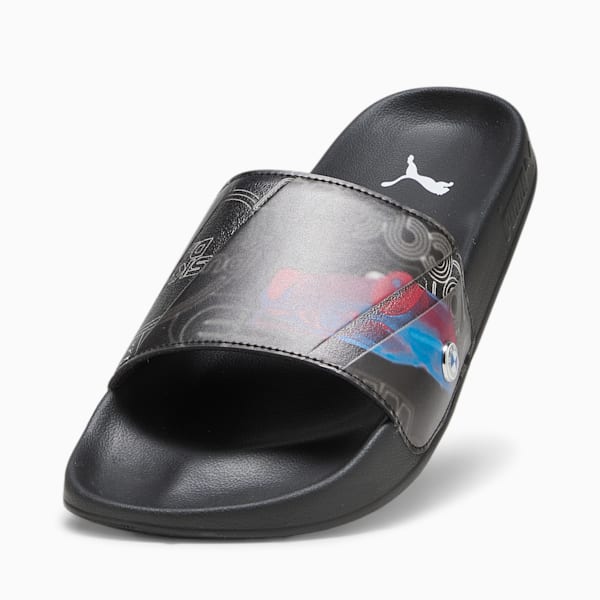 BMW M Motorsport Leadcat 2.0 Graphic Unisex Slides, PUMA Black, extralarge-IND