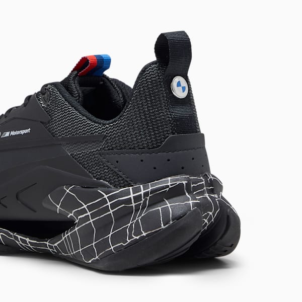 BMW M Motorsport LGND Renegade Camo Unisex Sneakers, PUMA Black, extralarge-AUS