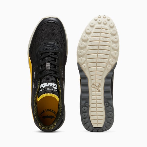 Chaussures de sports automobiles Porsche Legacy SPEEDFUSION, PUMA Black-Sport Yellow, extralarge