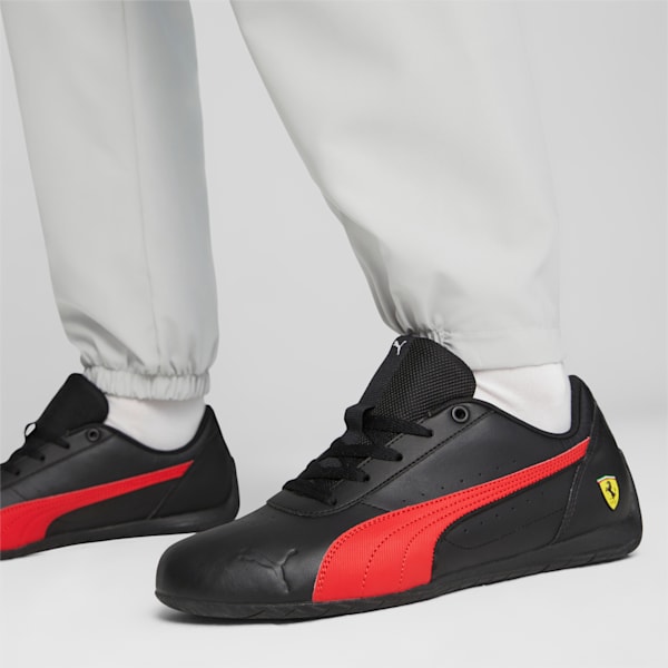 Scuderia Ferrari Neo Cat Men's Driving Shoes, PUMA Black-Rosso Corsa, extralarge