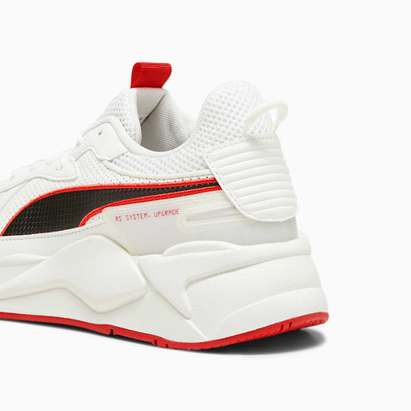 Scuderia Ferrari RS-X Unisex Sneakers, Warm White-Rosso Corsa, extralarge-IND