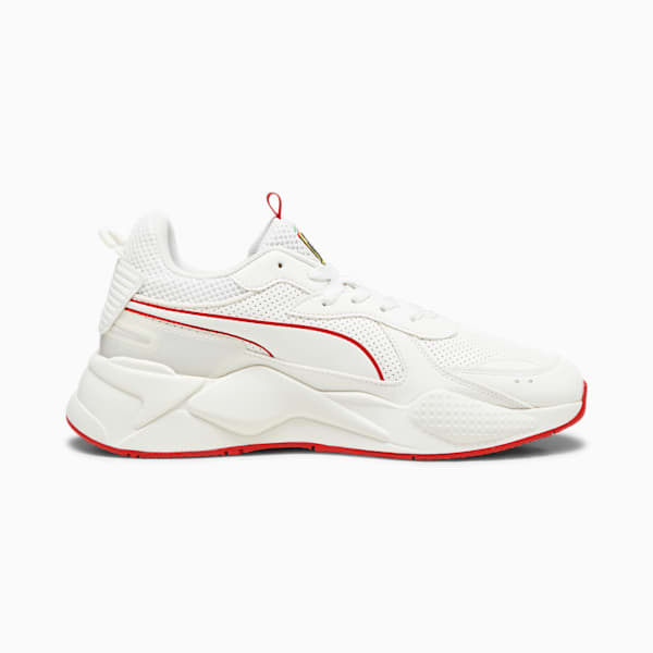 Scuderia Ferrari RS-X Unisex Sneakers, Warm White-Rosso Corsa, extralarge-IND