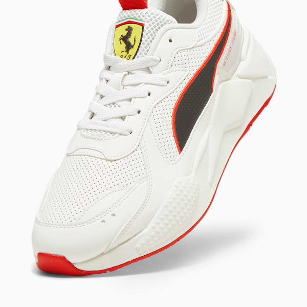 Scuderia Ferrari RS-X Unisex Sneakers, Warm White-Rosso Corsa, extralarge-IND