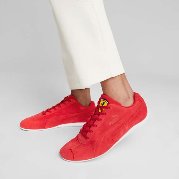 Scuderia Ferrari Speedcat Driving Shoes, Rosso Corsa-PUMA White, extralarge-GBR