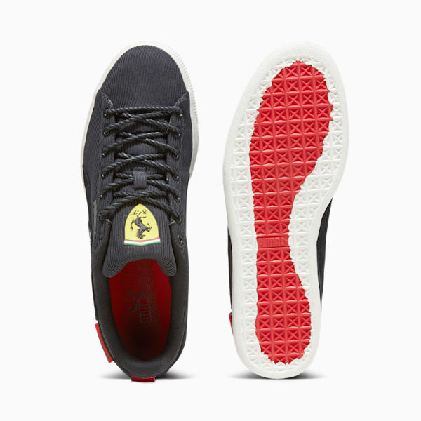 Scuderia Ferrari Clyde Garage Crews Sneakers, PUMA Black-Warm White, extralarge