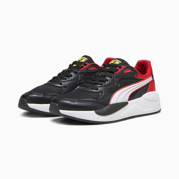 Scuderia Ferrari X-Ray Speed Unisex Driving Shoes, PUMA Black-PUMA White, extralarge-IND