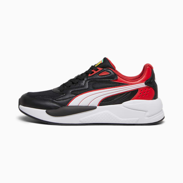 Scuderia Ferrari X-Ray Speed Unisex Driving Shoes, PUMA Black-PUMA White, extralarge-IND