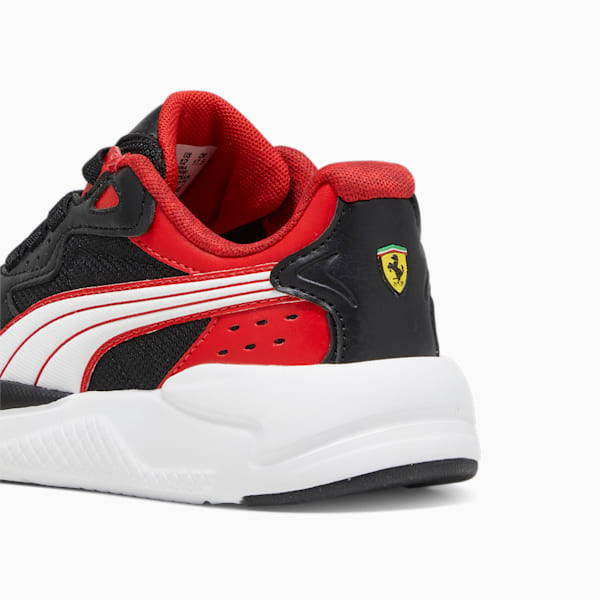 Zapatos de conductor para niños Scuderia Ferrari X-Ray Speed, PUMA Black-PUMA White, extralarge