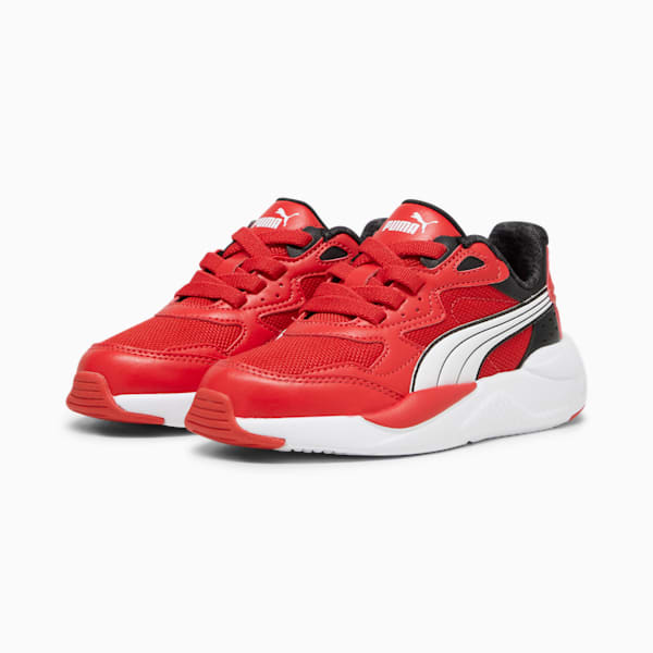 Scuderia Ferrari X-Ray Speed Kids' Driving Shoes, Rosso Corsa-PUMA White, extralarge-GBR