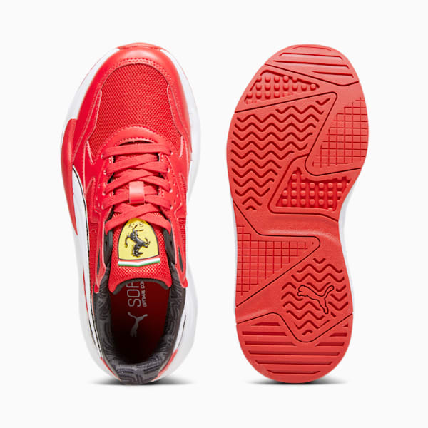 Scuderia Ferrari X-Ray Speed Youth Driving Shoes, Rosso Corsa-PUMA White, extralarge-GBR