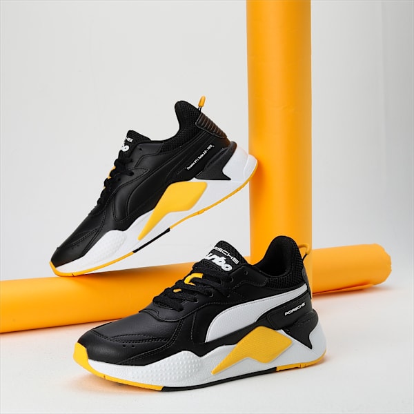 Porsche Legacy RS-X Sneakers, PUMA Black-Lemon Chrome-PUMA White, extralarge-IND