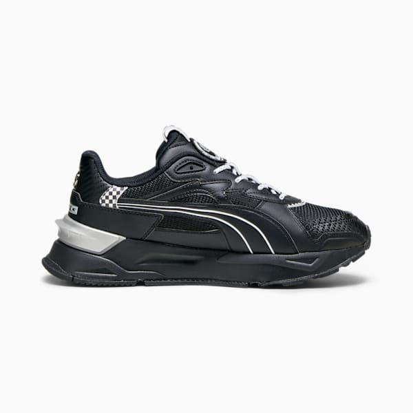 Mercedes AMG-Petronas F1® Motorsport Mirage Sport Asphalt Garage Crews Men's Sneakers, PUMA Black-Spectra Green, extralarge