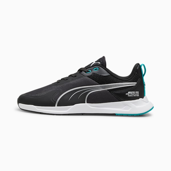 Mercedes-AMG PETRONAS IONICspeed Men's Driving Shoes, PUMA Black-PUMA Silver, extralarge