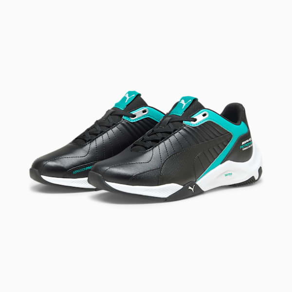 Mercedes-AMG PETRONAS Kart Cat RL NITRO™ Youth Sneakers, PUMA Black-PUMA White, extralarge-IND