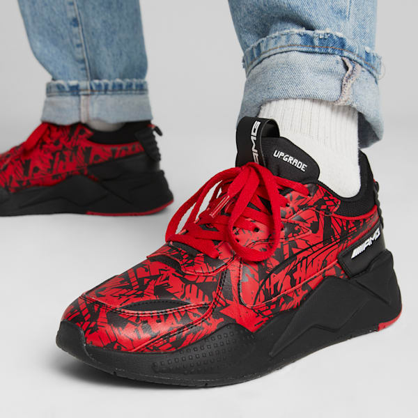 Mercedes-AMG PETRONAS RS-X Camo Sneakers, Fast Red-PUMA Black, extralarge-IND