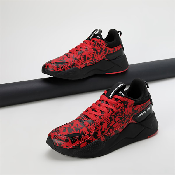 Mercedes-AMG PETRONAS RS-X Camo Unisex Sneakers, Fast Red-PUMA Black, extralarge-IND