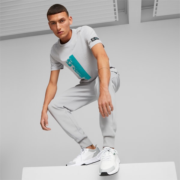 Mercedes-AMG PETRONAS Maco SL 2.0 Driving Shoes, PUMA White-Mercedes Team Silver, extralarge-IND