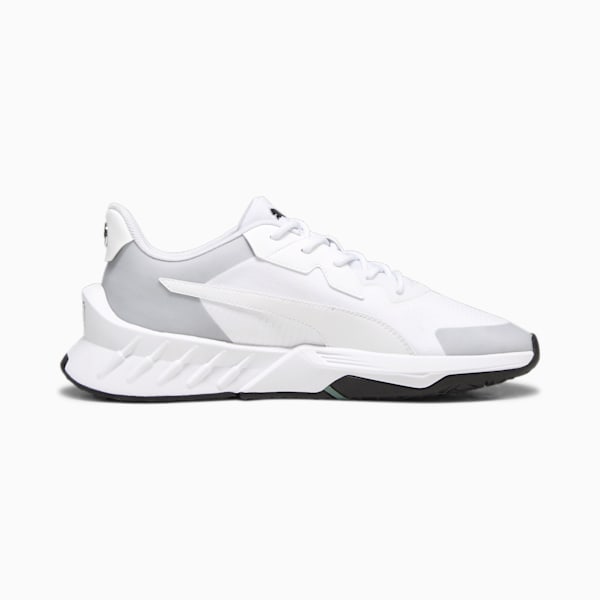 Mercedes-AMG PETRONAS Maco SL 2.0 Unisex Driving Shoes, PUMA White-Mercedes Team Silver, extralarge-IDN