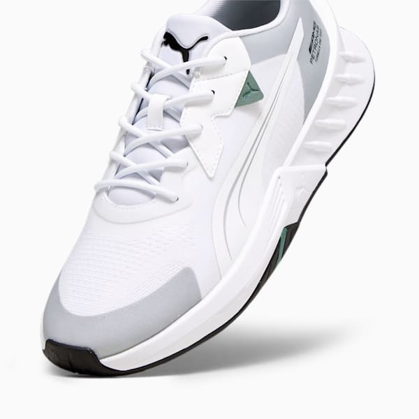 Mercedes-AMG PETRONAS Maco SL 2.0 Driving Shoes, PUMA White-Mercedes Team Silver, extralarge-IND