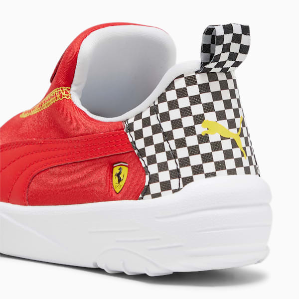 Scuderia Ferrari Bao Kart Kid's Driving Shoes, Rosso Corsa-PUMA White, extralarge-IND