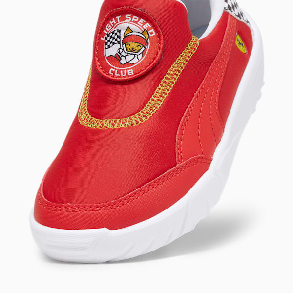 Scuderia Ferrari Bao Kart Kid's Driving Shoes, Rosso Corsa-PUMA White, extralarge-IND