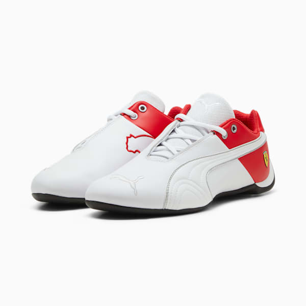 Scuderia Ferrari Future Cat OG Motorsport Shoes, PUMA White-Rosso Corsa, extralarge