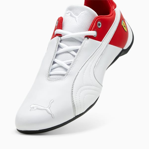 Scuderia Ferrari Future Cat OG Motorsport Shoes, PUMA White-Rosso Corsa, extralarge