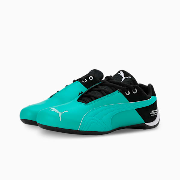 Mercedes-AMG PETRONAS F1 Future Cat OG Motorsport Shoes, Spectra Green-PUMA Black-Puma Black, extralarge-IND