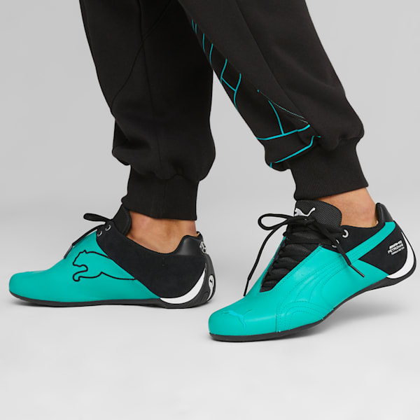 Mercedes-AMG PETRONAS F1 Future Cat OG Motorsport Shoes, Spectra Green-PUMA Black-Puma Black, extralarge-IND