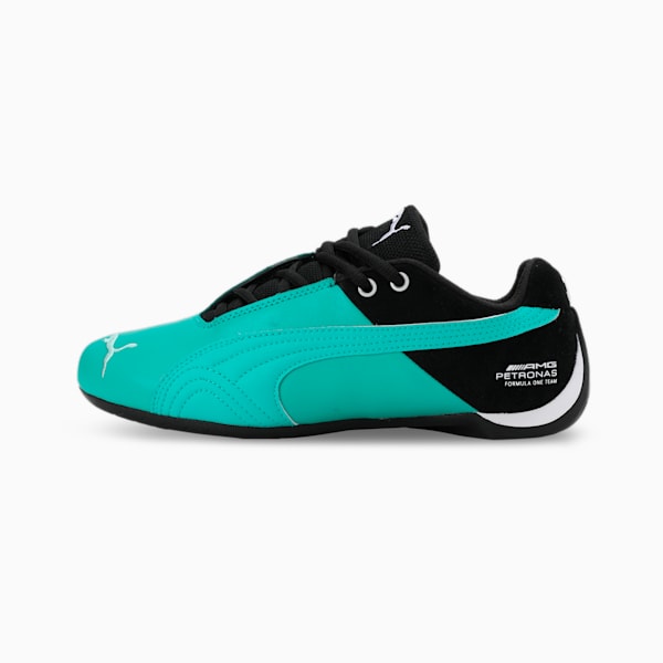 Mercedes-AMG PETRONAS F1 Future Cat OG Motorsport Shoes, Spectra Green-PUMA Black-Puma Black, extralarge-IND