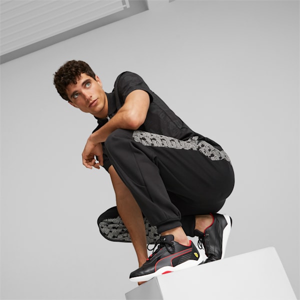 Scuderia Ferrari R-Cat Machina Driving Shoes, PUMA Black-PUMA White, extralarge-IND