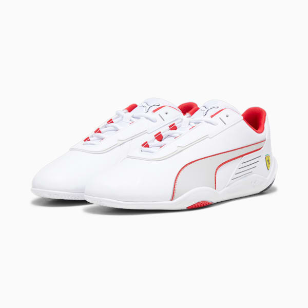 Scuderia Ferrari R-Cat Machina Driving Shoes, PUMA White-PUMA White, extralarge-IND