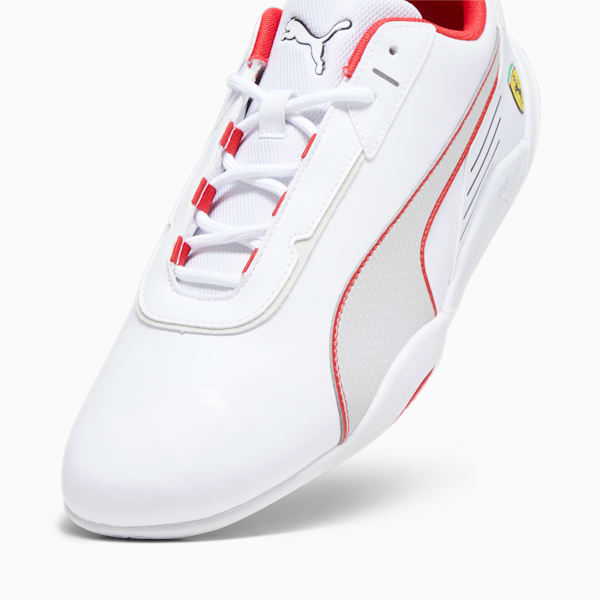 Scuderia Ferrari R-Cat Machina Unisex Driving Shoes, PUMA White-PUMA White, extralarge-IND