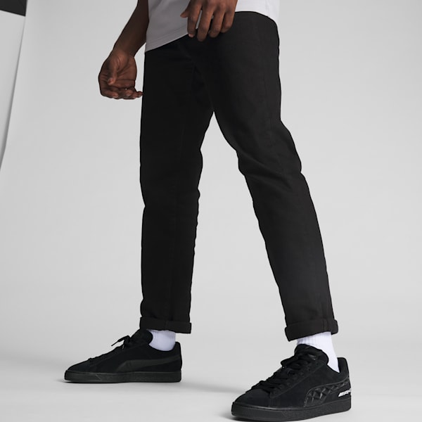 Mercedes-AMG Suede Men's Sneakers, PUMA Black-Light Mint-PUMA White, extralarge