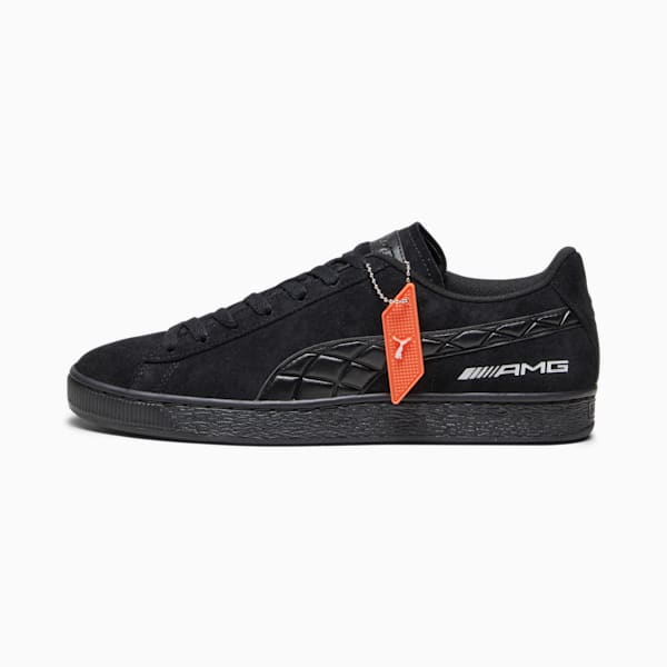 Mercedes AMG-Petronas F1® Suede Men's Sneakers, PUMA Black-Light Mint-PUMA White, extralarge