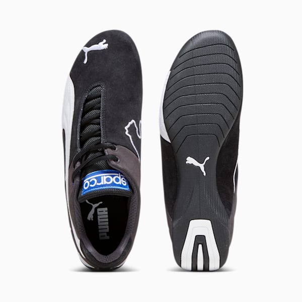 Future Cat OG Sparco Unisex Motorsport Shoes, PUMA Black-PUMA White-Dark Coal, extralarge-AUS