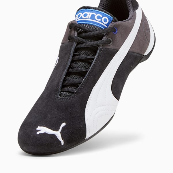 PUMA x SPARCO Future Cat OG Driving Shoes, PUMA Black-PUMA White-Dark Coal, extralarge