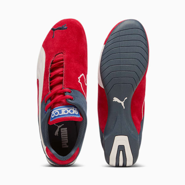 PUMA x SPARCO Future Cat OG Driving Shoes, Fast Red-PUMA White-Dark Night, extralarge