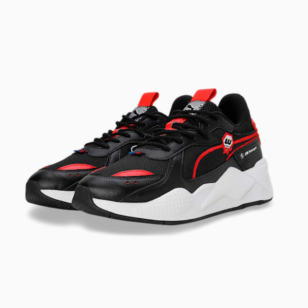 BMW M Motorsport RS-X GC Unisex Sneakers, PUMA Black-Pop Red, extralarge-IND