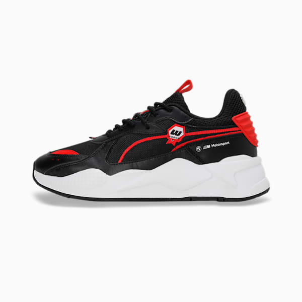BMW M Motorsport RS-X GC Unisex Sneakers, PUMA Black-Pop Red, extralarge-IND
