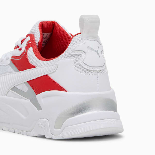 Tenis deportivos Scuderia Ferrari Trinity, PUMA White-Rosso Corsa, extralarge